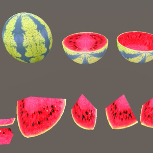 【3D小物】スイカセット 缩略图 3