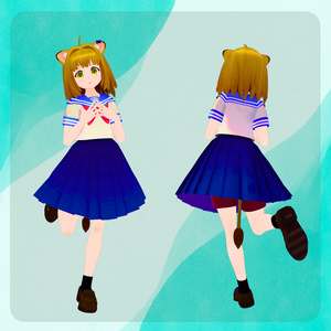 オリジナル3Dモデル『獅子唐みゆ』 缩略图 2