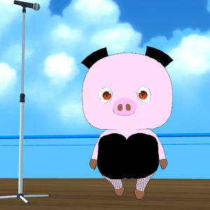 ぶたちゃんアバター用衣装(バニーガール)