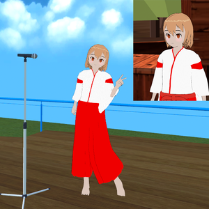 巫女さんアバター（VRM）
