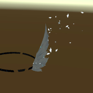 [vrchat] 無料 Wing halo ウイングリング Phys Bone対応