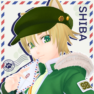 オリジナル3Dモデル【シバ】
