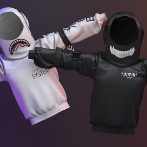 Tech Hoodie [VRChat] 3D Asset