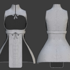 Dress - 3D Asset 缩略图 4