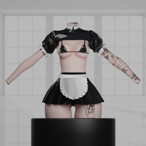 Maid Outfit - 3D Asset - Commercial Use