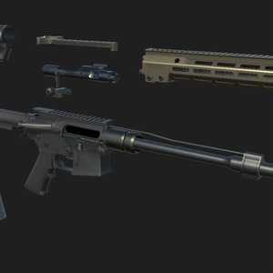 【VRChat想定】URG-I SOPMOD BLOCK3 缩略图 4