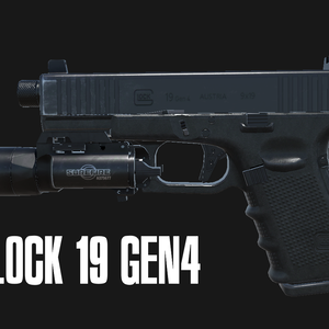 【VRChat想定】GLOCK 19 Gen4