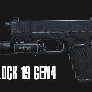 【VRChat想定】GLOCK 19 Gen4