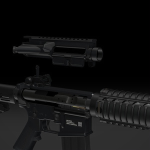 【VRChat想定】FN-15 Military Collector M4 缩略图 4