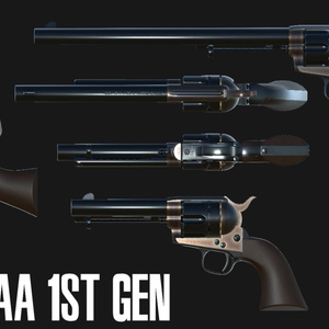 [VRChat-Intended] Colt SAA 1st Gen Pack