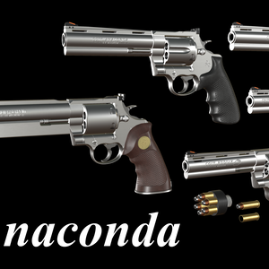 【VRChat想定】Colt Anaconda パック