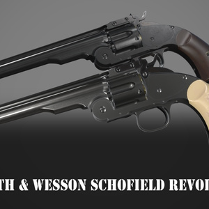[VRChat-Intended] Smith & Wesson Schofield Revolver