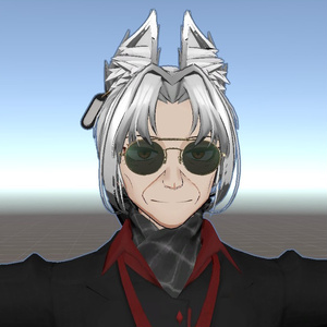【VRChat想定】風防付きクラシックサングラス 缩略图 12