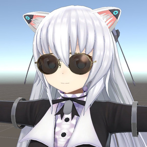 【VRChat想定】風防付きクラシックサングラス 缩略图 15