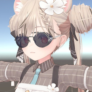 【VRChat想定】風防付きクラシックサングラス 缩略图 16