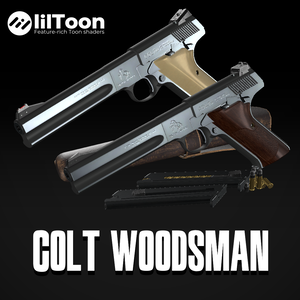 【VRChat想定】Colt Woodsman