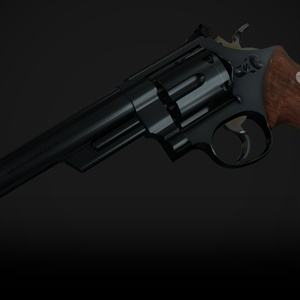 【VRChat想定】S&W The 44 Magnum PRE 29 缩略图 2