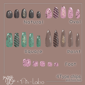【100アバター以上対応】ChocoNail ~Assort~【VRネイルチップ】【MDollnail対応】#あんらぼぶい 缩略图 3