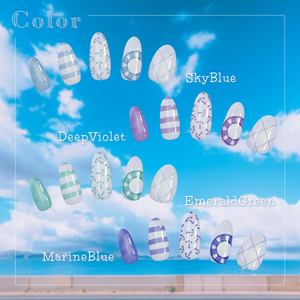 【かんたん着用】MarineNail【VRネイルチップ】【MDollnail対応】#あんらぼぶい 缩略图 2