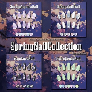 【かんたん着用】SpringNailCollection【VRネイルチップ】【MDollnail対応】#あんらぼぶい