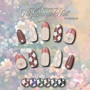 【かんたん着用】TinyBouquetNail【VRネイルチップ】【MDollnail対応】#あんらぼぶい