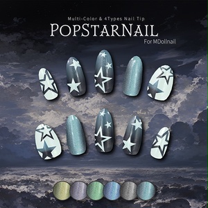 【かんたん着用】PopStarNail【VRネイルチップ】【MDollnail対応】#あんらぼぶい