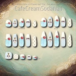 【かんたん着用】CafeCreamSodaNail【VRネイルチップ】【MDollnail対応】#あんらぼぶい 缩略图 3