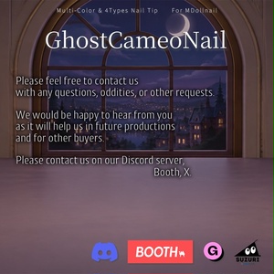 【リリースセール中!!】【かんたん着用】GhostCameoNail【VRネイルチップ】【MDollnail対応】#あんらぼぶい 缩略图 5