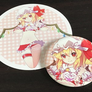 東方Project フランドール・スカーレット 缶バッジ&コースターセット