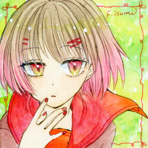 リクエスト受注生産】アナログ原画色紙単色カラー - yuno.ayakoの雑貨