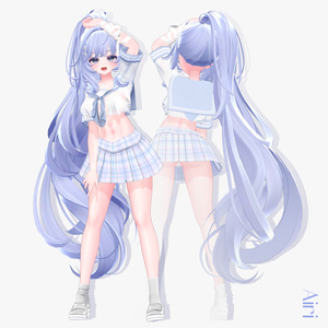 【8 avatars】【VRC Hair】♥ Oscar_Hair ♥ 缩略图 5