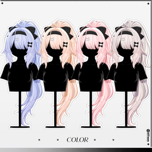 【11 avatars】【VRC Hair】♥ Twila_Hair ♥ 缩略图 28