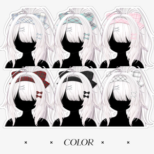 【11 avatars】【VRC Hair】♥ Twila_Hair ♥ 缩略图 31