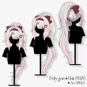 【11 avatars】【VRC Hair】♥ Twila_Hair ♥ 缩略图 3