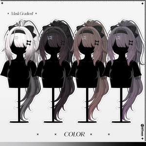 【11 avatars】【VRC Hair】♥ Twila_Hair ♥ 缩略图 30