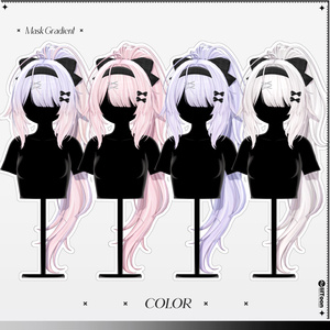 【11 avatars】【VRC Hair】♥ Twila_Hair ♥ 缩略图 26