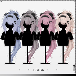 【11 avatars】【VRC Hair】♥ Twila_Hair ♥ 缩略图 29