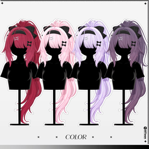 【11 avatars】【VRC Hair】♥ Twila_Hair ♥ 缩略图 27
