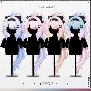 【11 avatars】【VRC Hair】♥ Twila_Hair ♥ 缩略图 25