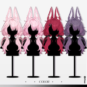 【10 avatars】【VRC Hair】♥ Cocoa_Hair ♥ 缩略图 27
