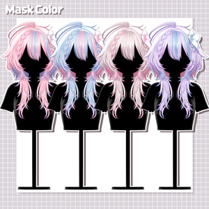 【10 avatars】【VRC Hair】♥ Raina_Hair ♥ 缩略图 22