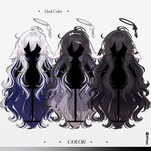 【10 avatars】【VRC Hair】♥ Meloa_Hair ♥ 缩略图 26