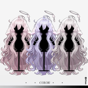 【10 avatars】【VRC Hair】♥ Meloa_Hair ♥ 缩略图 27