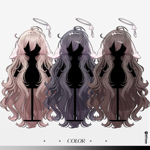 【10 avatars】【VRC Hair】♥ Meloa_Hair ♥ 缩略图 32