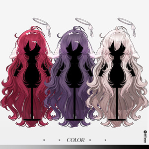 【10 avatars】【VRC Hair】♥ Meloa_Hair ♥ 缩略图 30