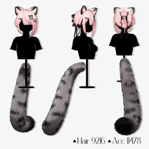 【14 avatars】【VRC Hair】♥ Maro_Hair ♥ 缩略图 3