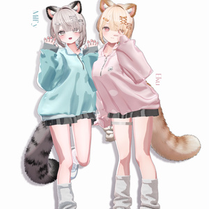 【14 avatars】【VRC Hair】♥ Maro_Hair ♥ 缩略图 9