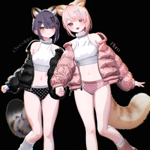 【14 avatars】【VRC Hair】♥ Maro_Hair ♥ 缩略图 19