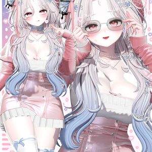 【14 avatars】【VRC Hair】♥ Papi_Hair ♥ 缩略图 30