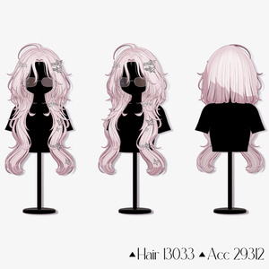 【14 avatars】【VRC Hair】♥ Papi_Hair ♥ 缩略图 3